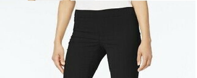 Karen Scott Women's Petite Corduroy Pull-On Pants Black Size 35