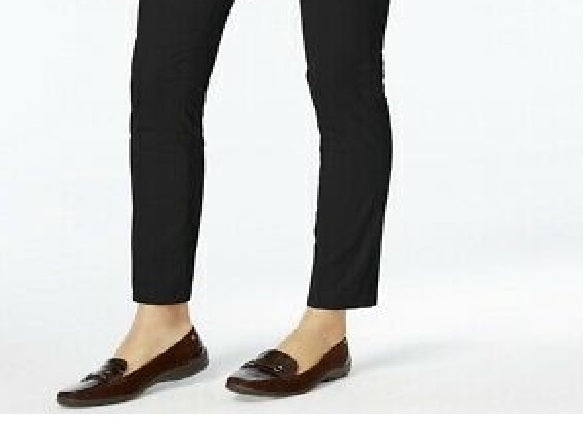 Karen Scott Women's Petite Corduroy Pull-On Pants Black Size 35