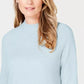 Karen Scott Women's Mock-Neck Sweater Blue Size Petite Small