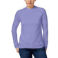 Karen Scott Women's Mock-Neck Sweater Purple Size Petite Extra Large