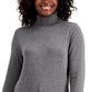 Karen Scott Women's Turtleneck Sweater Charcoal Size Large