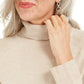 Karen Scott Women's Turtleneck Sweater White Size Medium