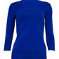 Karen Scott Women's V-Neck Sweater  Navy Size Small