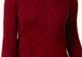 Karen Scott Women's V-Neck Sweater Red Size Large