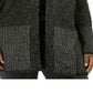 Karen Scott Women's Plus Size Patterned-Border Cardigan Sweater Black Size 2X