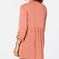 Style & Co Women's Babydoll Tunic Shirt Orange Size Petite Small