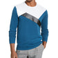 INC International Concepts Men's Colorblocked Sweater Blue Size XXX-Large