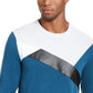 INC International Concepts Men's Colorblocked Sweater Blue Size XXX-Large
