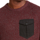 American Rag Men's Crewneck Pocket Sweater Red Size Small