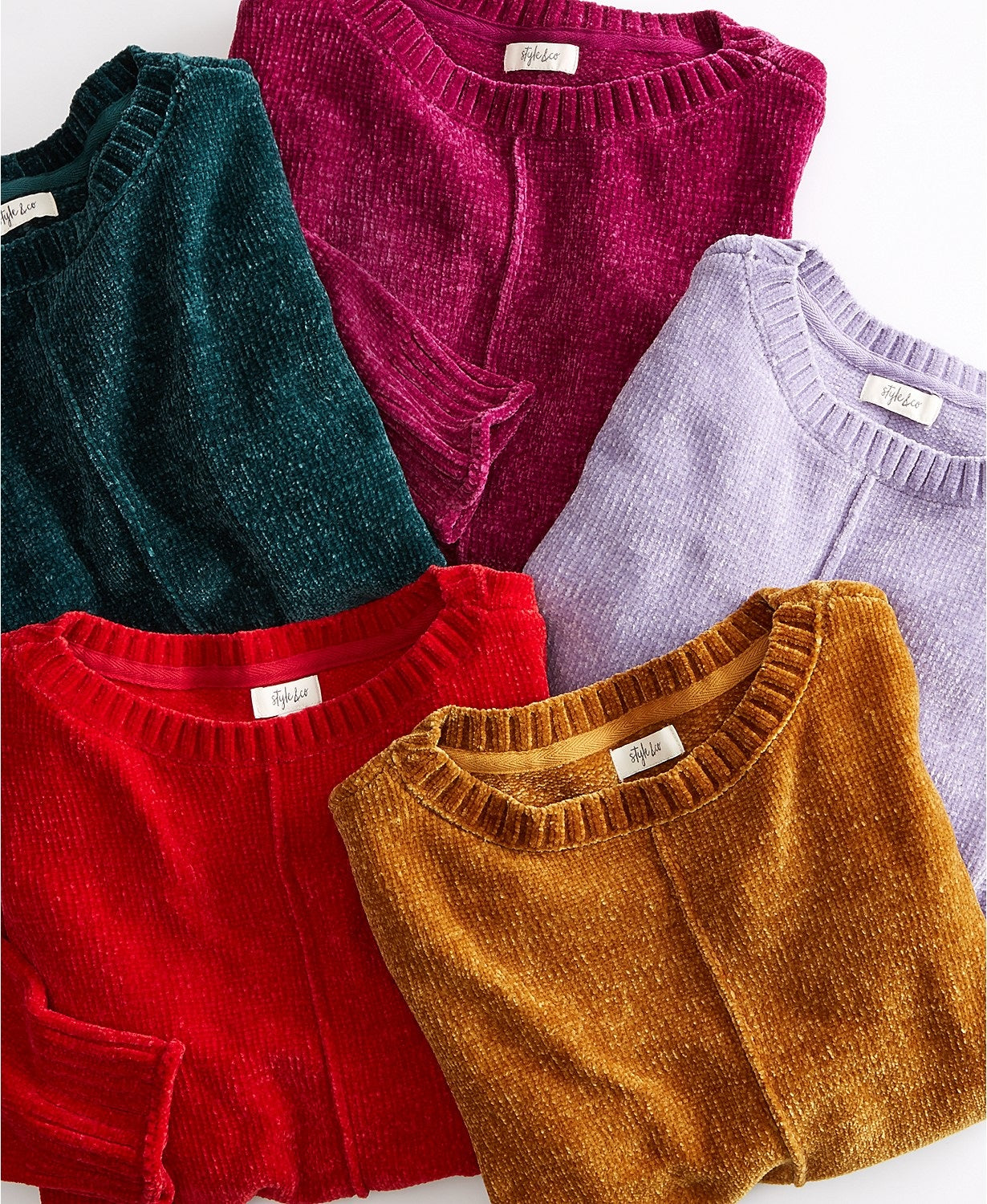 Style & Co Women's Chenille Sweater Mint Size Medium