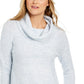 Style & Co Women's Petite Cowlneck Sweater Gray Size Petite