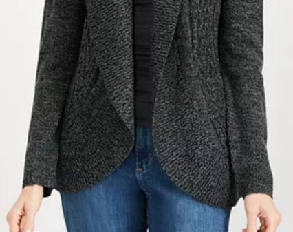 Karen Scott Women's Cocoon Cardigan Rustcopper Size X-Large
