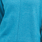 Karen Scott Women's V-Neck Pullover Sweater  Blue Size Medium