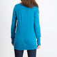 Karen Scott Women's Crewneck Long Sleeve Sweater Blue Size Small