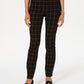 Charter Club Women's Windowpane Pants Black CMB Size 8