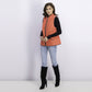 Charter Club Women's Quilted Stand-Collar Vest Coral Size Large
