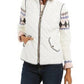 Charter Club Women's Quilted Stand-Collar Vest White Size Large