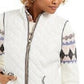 Charter Club Women's Quilted Stand-Collar Vest White Size Large