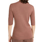 Charter Club Womne's Heather Long-Sleeve Top Turq/Aqua Size Extra Small