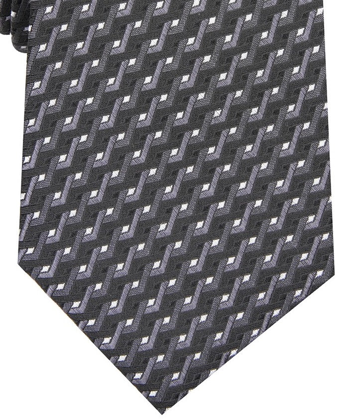 Alfani Men's Geometric Tie Black Size Regular