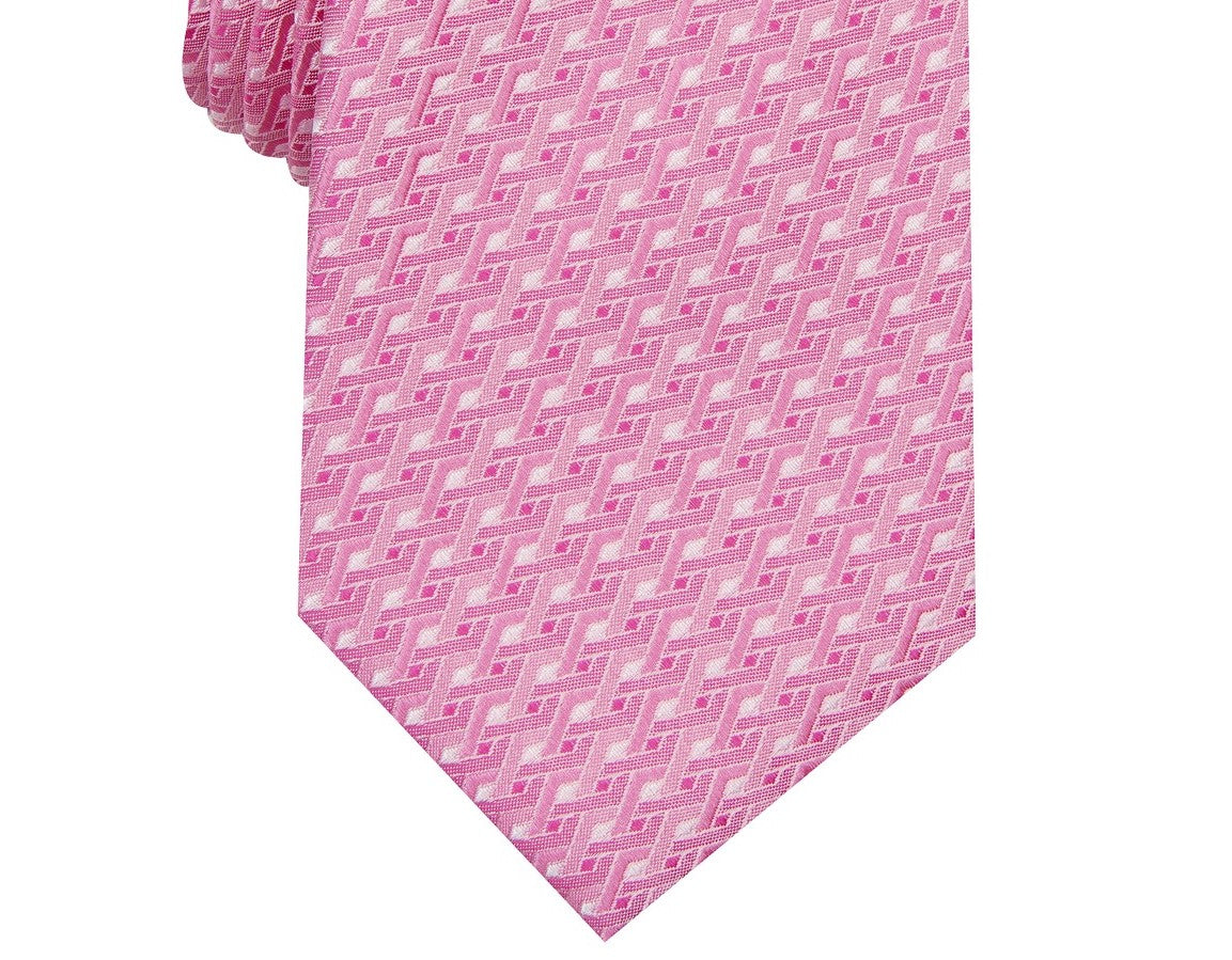 Alfani Men's Geometric Tie Purple Size Regular