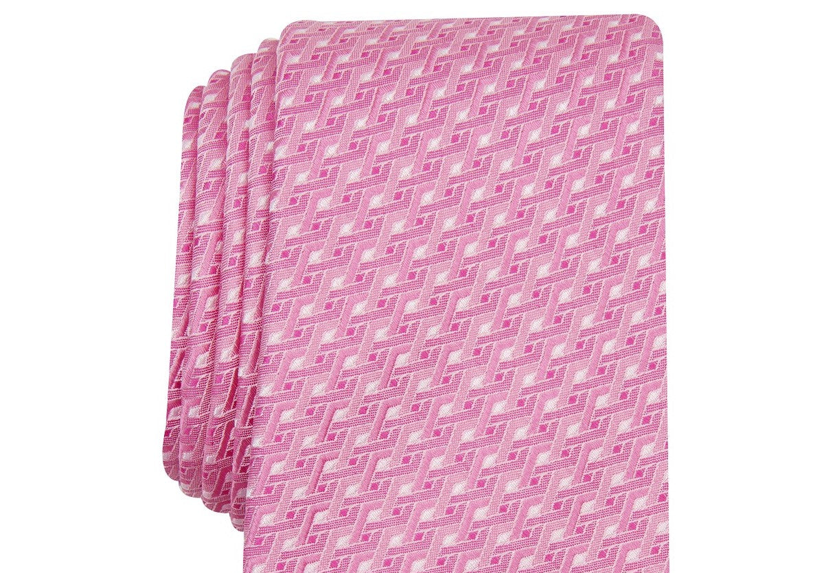 Alfani Men's Geometric Tie Purple Size Regular