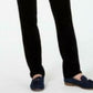 Charter Club Women's Lexington Corduroy Tummy-Control Pants Black Size 18