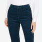 Charter Club Women's Lexington Corduroy Tummy-Control Pants Blue Size 18