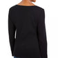 Karen Scott Women's Embroidered Holiday Dog Shirt Black Size Extra Large