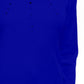 Karen Scott Women's Cotton Grommet-Hardware Top Dark Blue Size  Petite Small