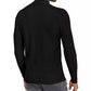 INC International Concepts Men's Ribbed Button Neck Sweater Black Size XX-Large