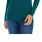 Style & Co Women's Ribbed Turtleneck Sweater Dark Green Size XX-Large