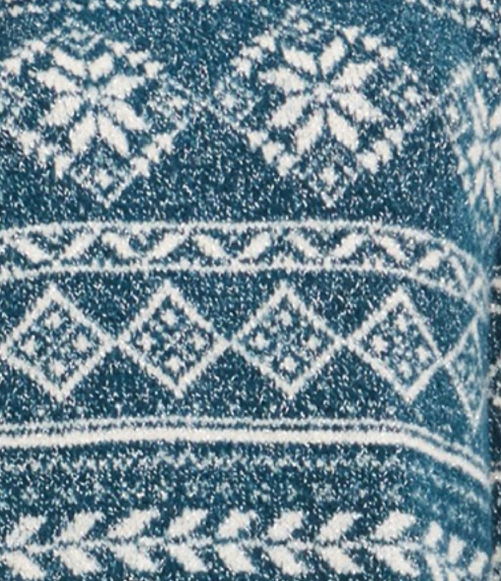 Style & Co Women's Fair Isle Tunic Sweater  Fi Dark Kale