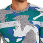 Alfani Men's Abstract Jacquard Crewneck Sweater Green Size Small