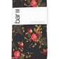 Bar III Men's Painted Poppy Pocket Square Black Size Regular