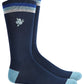 Bar III Men's Embroidered Floral Socks Navy Size Regular