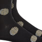 Bar III Men's Printed Socks Black Size Regular