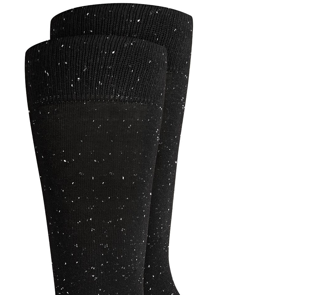 Alfani Men's Speckled Socks Black Size Regular 10-13