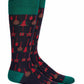 Alfani Men's Ornaments Socks Black Size Regular