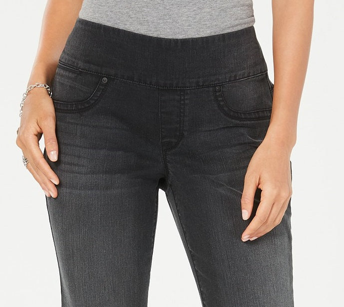 Style & Co Women's Pull On Boyfriend Jeans Black Size Extra Large