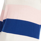 Maison Jules Women's Striped Sweater Blue Size Medium