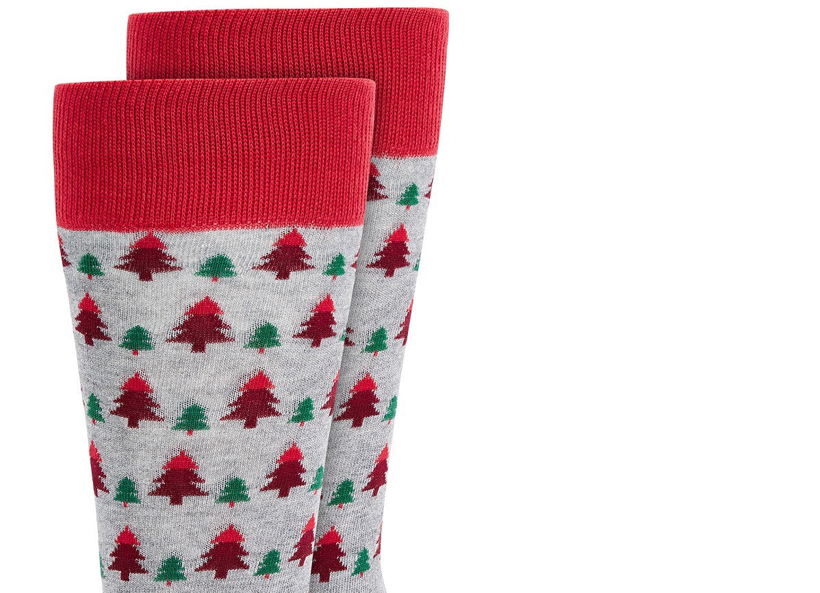 Alfani Men's Tree Socks Gray Size Regular