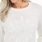 Karen Scott Women's Snowflake Applique Sweater White Size 2 Extra Large
