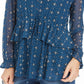 Style & Co Women's Printed Mesh Top Green Size Large
