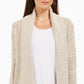 Charter Club Women's Marled Shawl-Collar Cardigan Med Beige Size Large