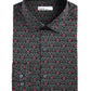 Bar III Men's Slim-Fit Performance Stretch Rose Arch-Print Dress Shirt Black Size 32X33