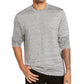 Alfani Men's Crinkle Textured T-Shirt Gray Size Medium