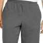 Ideology Men's Open-Hem Fleece Sweatpants Gray Size Small