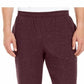 Ideology Men's Open-Hem Fleece Sweatpants Port Size Medium