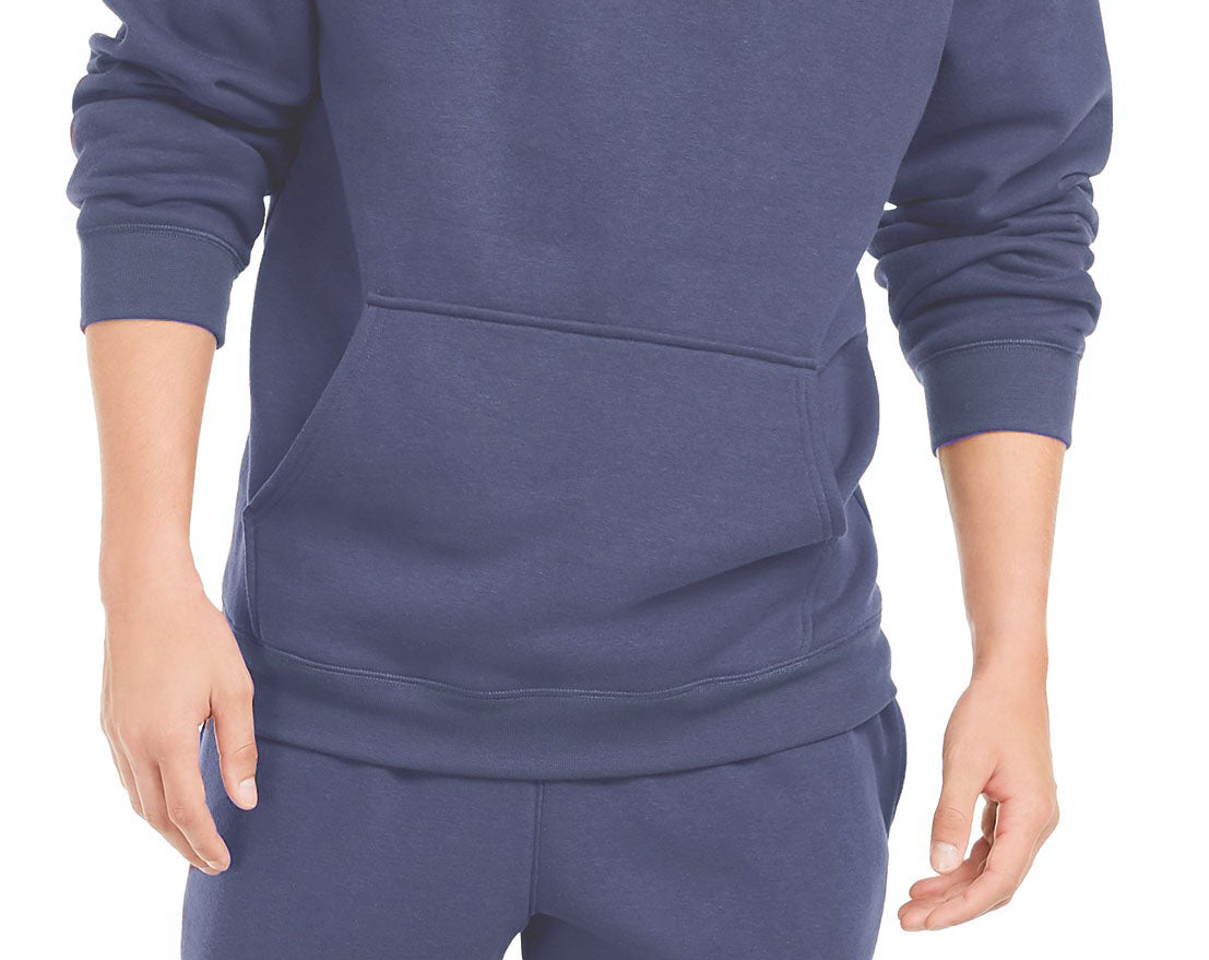 ID Ideology Men's Fleece Hoodie Dark Blue Size Small